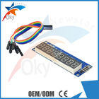 8 डिजिटल एलईडी डिस्प्ले मॉड्यूल 8 समांतर 595 चालक ब्लू डिजिटल कंट्रोल सर्किट बोर्ड