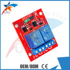 Arcino के लिए 8 सेमी एक्स 8 सेमी एक्स 5 सेमी लाल बोर्ड, 5V / 12V 2 चैनल रिले मॉड्यूल