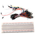 830 प्वाइंट Arduino सोल्डरलेस ब्रेड बोर्ड 65 रंगीन जम्पर वायर