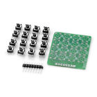 Arduino के लिए एमसीयू एक्सटेंशन 4 एक्स 4 16-कुंजी मैट्रिक्स कीबोर्ड मॉड्यूल