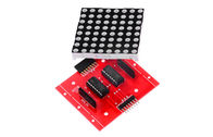 Arduino के लिए एसपीआई इंटरफ़ेस मॉड्यूल के साथ 5V 74HC595 8 * 8 डॉट मैट्रिक्स ड्राइवर मॉड्यूल