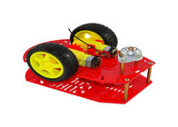 लाल / पीला रंग के साथ दो व्हील ड्राइव Arduino कार रोबोट मल्टी होल