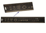 पीसीबी 20CM शासक मिलाप मापने के उपकरण इलेक्ट्रॉनिक घटक सतह माउंट काले रंग के लिए