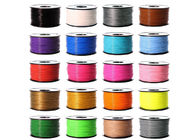 1.75 / 3 मिमी फिलामेंट पीएलए डी प्रिंटर विधानसभा किट विभिन्न रंग 0.05 मिमी मानक सहिष्णुता