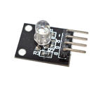 फुल कलर RGB LED Arduino Sensor Module DC 5V कॉमन कैथोड ड्राइवर 4 पिन के साथ