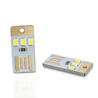 कैम्पिंग के लिए USB पोर्टेबल नाइट लाइट मॉड्यूल 0.2 पिक्सेल पिच मिनी कीचेन 3 एलईडी