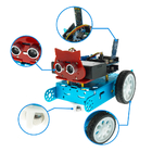 एल्यूमीनियम मिश्र धातु 2WD Arduino स्टार्टर किट ब्लूटूथ कार STEM रोबोट किट OKY5016