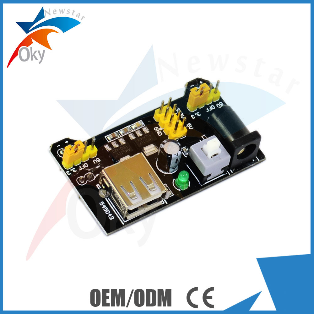 Arduino Solderless ब्रेडबोर्ड के लिए 700 एम एमबी 102 3.3V 5V बोर्ड