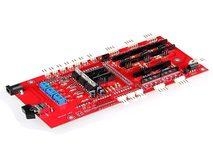 स्टेपर ड्राइवर शैक्षिक परियोजनाओं के लिए लाल 3 डी प्रिंटर असेंबली किट मेगा नियंत्रक बोर्ड