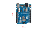 Arduino UNO R3 डेवलपमेंट बोर्ड ATmega328P ATmega16U2 कंट्रोलर बोर्ड USB केबल के साथ