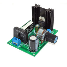 Arduino पावर वोल्टेज नियामक के लिए LM317 सेंसर पावर मॉड्यूल + एलईडी वोल्टमीटर नीचे कदम