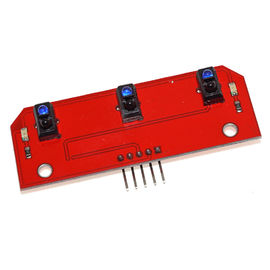 3 चैनल लाल इन्फ्रारेड ट्रैकिंग Arduino सेंसर मॉड्यूल CTRT5000 एलईडी संकेतक फैक्टरी आउटलेट के साथ