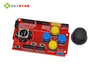 इलेक्ट्रॉनिक रोबोटिक्स परियोजना के लिए रेड गेम जॉयस्टिक शील्ड वी 1 ए ए विस्तार Arduino नियंत्रक बोर्ड