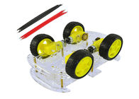 स्कूल रोबोटिक्स इंजीनियरिंग परियोजना के लिए 4WD DIY स्मार्ट रोबोट इलेक्ट्रोइक कार चेसिस किट