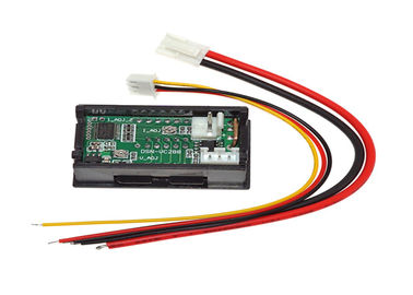 0.28 इंच इलेक्ट्रॉनिक घटक डिजिटल वोल्ट एएमपी मीटर 4.5v - 30v वोल्ट
