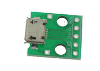2.54mm पिन Arduino सेंसर मॉड्यूल माइक्रो USB करने के लिए महिला सॉकेट बी प्रकार टांका लगाने वाला एडेप्टर बोर्ड के साथ