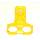दूरी सेंसर पीले रंग 2.8 - 3.1 मिमी मोटाई के लिए HC-SR04 फिक्स्ड ब्रैकेट होल्डर