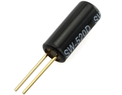 SW-520D 12V 0.1A ब्लैक बॉल क्लास एंगल स्विच