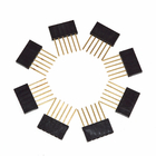 2.54mm 6 8 10 Arduino के लिए पिन हैडर कनेक्टर सोना चढ़ाना