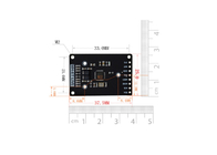 Arduino के लिए मिनी Rc522 आरएफआईडी सेंसर मॉड्यूल I2C Iic इंटरफ़ेस आईसी कार्ड आरएफ सेंसर मॉड्यूल