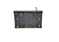 6AA बैटरी स्टोरेज बॉक्स इलेक्ट्रॉनिक कंपोनेंट्स होल्डर बैटरी होल्डर